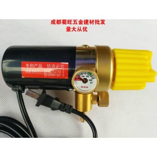 Carbon dioxide heating meter, pressure reducing valve, decompression table, CH258Q cylinder, decompression flow regulator, elect