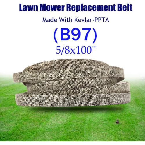 Make with Kevlar Mower Belt 754-0474/954-0474 754-0476/954-0476 5/8x100" B97 Triangle For M/TD M/KFLGBB2-B97R34
