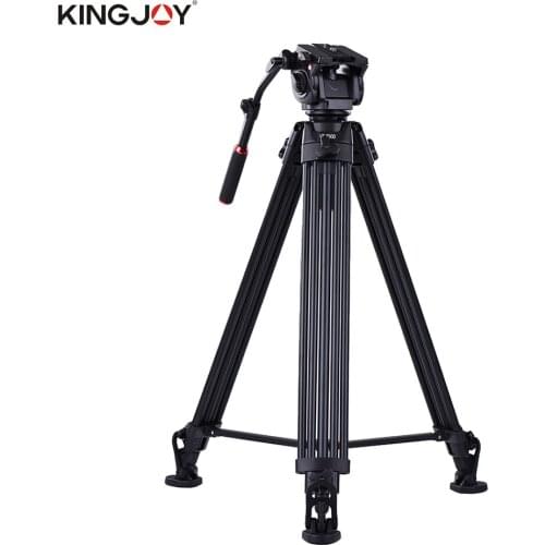 Kingjoy VT-3500 197cm/6.5ft Camera Camcorder Tripod for Sony A7 A7II A7RII ILDC Video Studio Photography Film Making