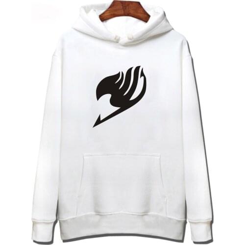 Classic New Fairy Tail Black Hoodie Men/Women Autumn Winter Fashion Casual Hip Hop Hoodie Harajuku Print Fairy Tail Mens Sweatsh