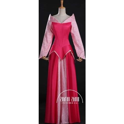 Top Quality Newest Style Princess Aurora Cosplay Costume For Adult women Party Dress Can Be Custom-Made