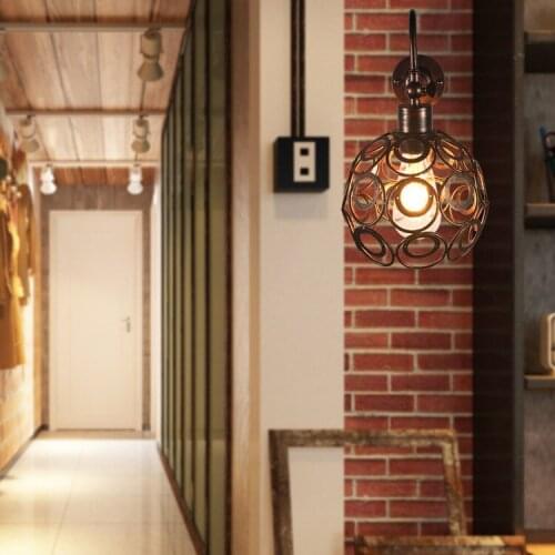 Creative Lamp LED Wall Light Wall Lamp Bedside Light Night Lights Modern Nordic Industrial Home Light E27 220V