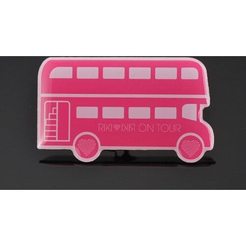 Metal badge custom lithographic color printing epoxy medallion