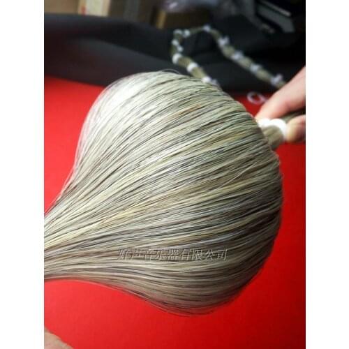 New Light Grey Horse Tail Hair 83-85cm 470g