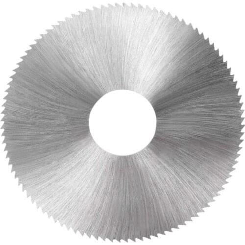 HSS Saw Blade, 100mm 72Tooth Circular Cutting Wheel 0.5 0.6 0.8 1.0 1.2 1.5 2.0mm Thick w 27mm Arbor - Pack of 1