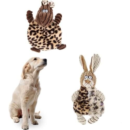 Pet plush toy bunny Pet Toy Interesting Plush Chew Toy Puppy Dog Chew Bite Sound Squeaker Squeaky Toy