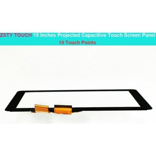 ZSTY TOUCH 15" Projected Capacitive Touch Screen Panel,4:3, GG, with EETI Controller & USB Cable Plug&Play