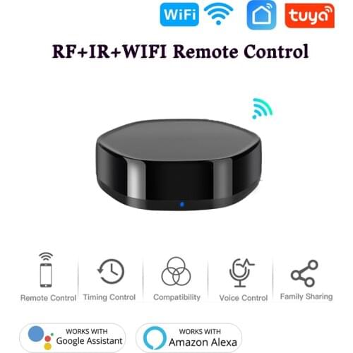 Tuya WiFi RF IR Remote Control Universal Radio Frequency Controller DIY Learning Function Work With Alexa Google Assistant Stock