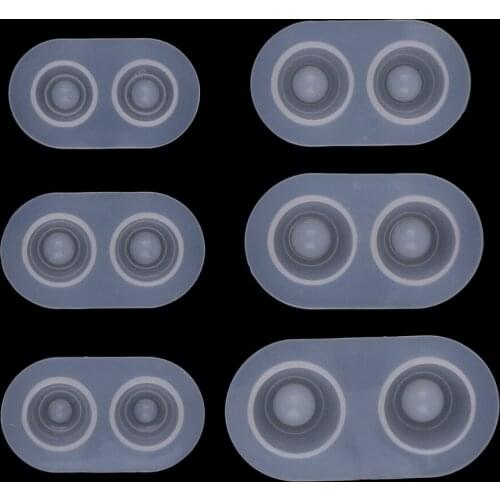 6 Sizes Silicone BJD Doll Eye Mold Resin Casting Pressure Eye DIY Molds Base