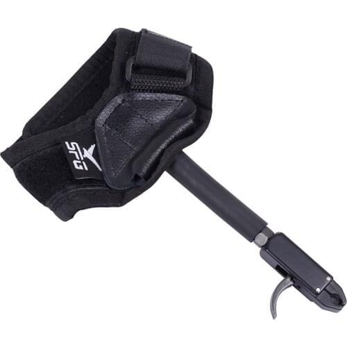 Archery Wristband Release Aids Hook Compound Bow 360 Rotating Caliper Practical Aid Auxiliary for Shooting Hunting Accessory