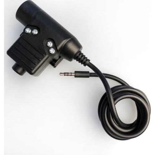 U94 PTT Headset Military Adapter for Z-Tactical for iPhone Cellphone 3.5mm Plug