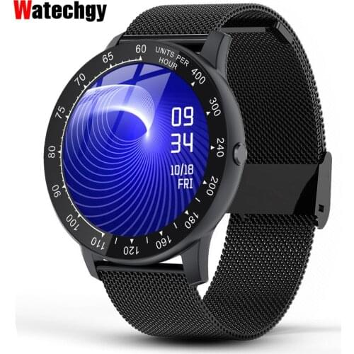 WH30 Custom Dial Smart Watch 2020 Men Women Round full touch screen 1.3 Inch IP68 Waterproof SmartWatch for Android IOS Phone