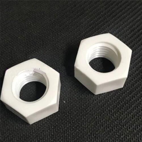 20pcs M3M4M5M6M8M10M12 plastic Hex nuts PP Polypropylene Nut insulation Corrosion protection Plastics screw cap