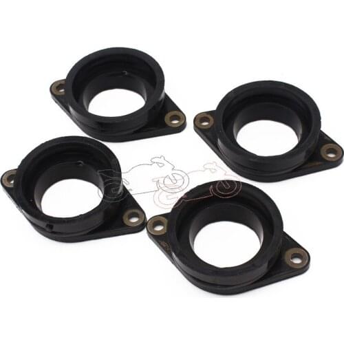 4pcs Motorcycles Carburetor Boots Carb Manifold Interface Intake Pipe Adapters Insulator Boot For Honda CBR1000RR 1000RR 2004-07