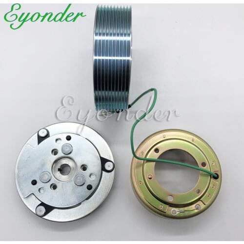 AC A/C Air Conditoning Compressor Magnetic Electromagnetic Pulley Clutch Kit 24V 10PK PV10 for SANDEN 5H14 SD5H14 508
