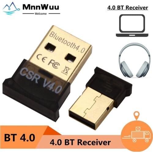 BT 4.0 Wireless USB Adapter Bluetooth Receiver Audio Music Dongle Wireless USB Adapter for Computer Laptop