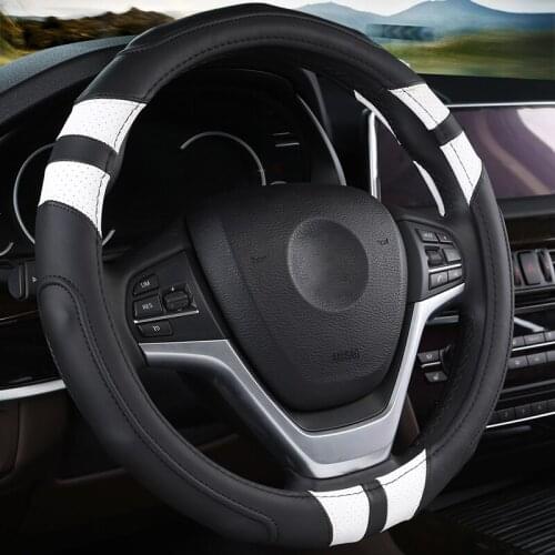 Car Steering-wheels Cover 37 38cm 15" for BMW 1 2 3 4 5 6 7 Z Series E46 E90 E87 F20 F22 F45 F30 G20 E60 F10 G30 F01 G11 E89