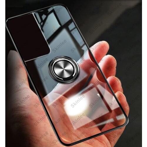 Skinlee For Samsung Galaxy S21 Ultra Case Official Original Shockproof With Ring Holder Soft Clear Cover For Samsung S21 Plus