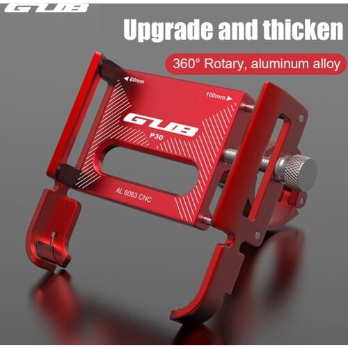 GUB P10 P20 Bike Motorcycle Scooter Navigation Phone Bicycle Stand Scooter Motorcycle Mount Support Handlebar Clips P30