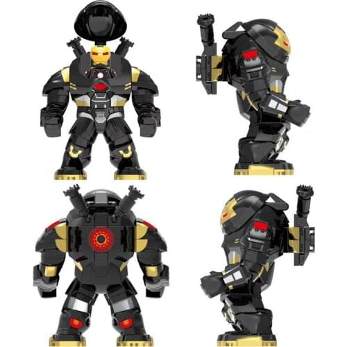 Marvel Iron Man James Rhodes War Machine Hulkbuster Figure Blocks Construction Building Bricks Toys For Children