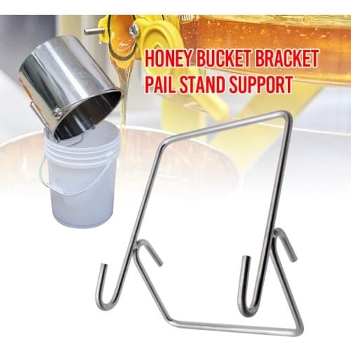 Honey Bucket Bracket Beekeeping Tool Honey Tank Stainless Steel Honey Pail Stand Support Beekeeper
