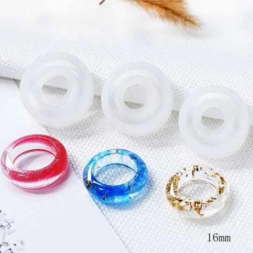 Resin Molds For Jewelry Rings Silicone Casting Molds For DIY Resin Rings Jewelry Silicone Mold Tools For Clay Epoxy Resin