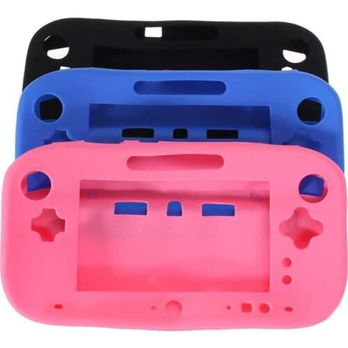 Soft Silicone Full Body Protector For Wii U Gel Case Cover Skin Shell for Nintend WiiU Gamepad Controller