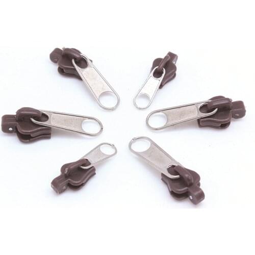 6Pcs/Lot Universal Instant Fix Zipper Repair Kit Slider Replacement Zip Slider Teeth Rescue Zippers Sliders For Sewing Clothes