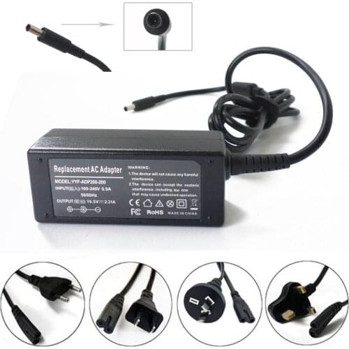 New 45W Notebook AC Adapter Battery Charger For Dell Inspiron 14-3451 11-3000 P60G P69G LA45NM121 19.5V 2.31A Power Supply Cord