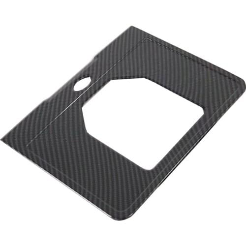 Car Carbon Fiber Interior Gear Shift Panel Cover Trim for Range Rover Evoque L551 2019 2020