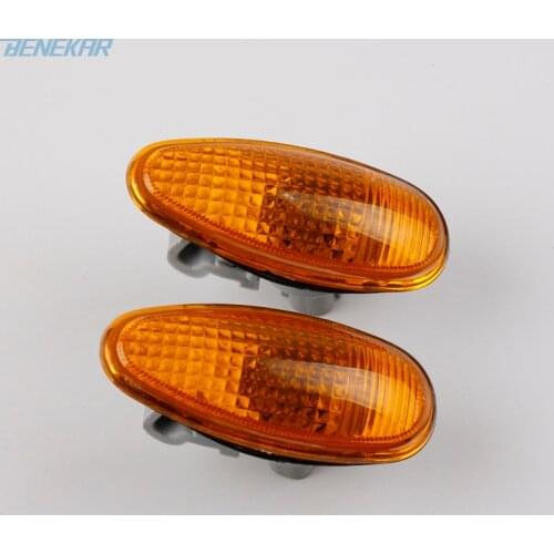 Benekar 2x Side Fender Lamp Light Repeater for Mitsubishi PAJERO MONTERO Space Wagon Eclipse