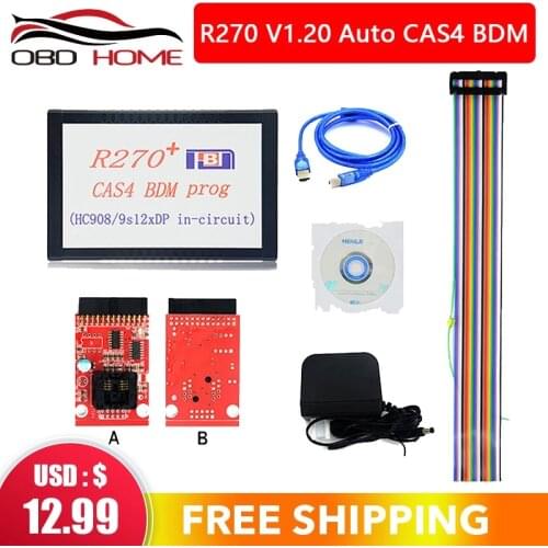 Top Rated Professional R270+ For BMW CAS4 BDM Programmer Auto Key Programmer R270 CAS4 Free Shipping