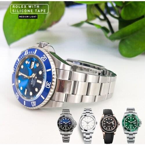 Stainless Steel Watchbands Fit For Rolex SUBMARINER EXPLORER DAYTONA Watch Accessories Watch Band Strap Men Watch Bracelet Chain