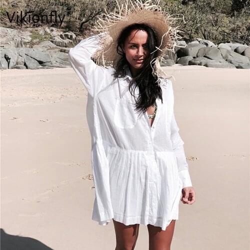 Vikionfly Summer Shirt Dresses