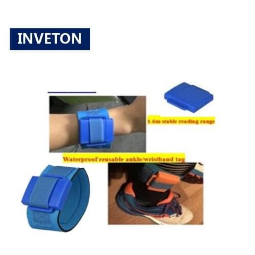 High quality rfid uhf reusable wristband/ankle tag with 512 bits Bracelet rfid tag 860-960mhz for rfid triathlon timing system
