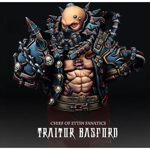 1/12 Scale Unpainted Resin bust Traitor Basford collection bust