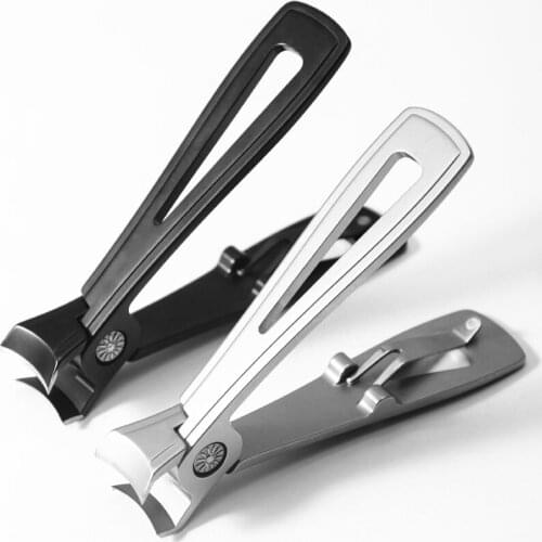 1Pcs Professional Nail Clippers Stainless Steel Nail Cutter Toenail Fingernail Manicure Trimmer Toenail Clippers for Thick Nails
