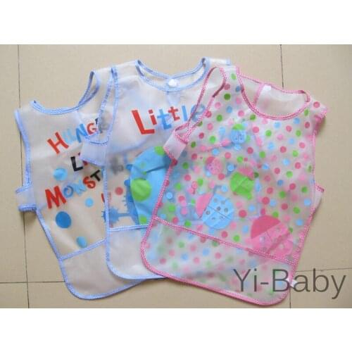 12Pieces/Set YB0003 Infant saliva towels Baby Waterproof bib , Baby bib Painting clothes Free Shipping