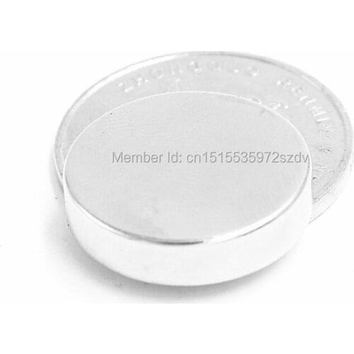 50pcs Strong Round Dia 20mm x4mm N35 Rare Earth Neodymium Magnet Art Craft Fridge free shipping