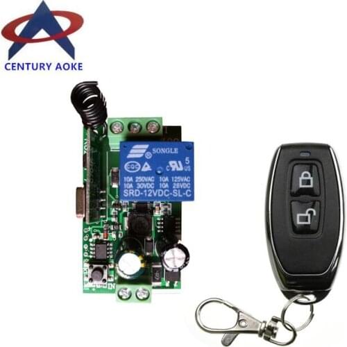 AC85v 110v 120v 220v 240v 1 ch RF wireless remote control switch 1* receiver+1* transmitter household electrical / lamps