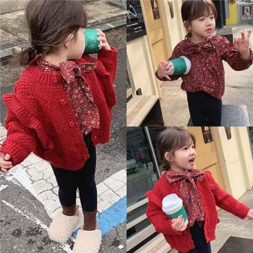 Girls Babys Kids Blouse Jacket Outwear 2021 Cool Spring Autumn Top Long Sleeve Shirts Cotton Princess Childrens Clothing