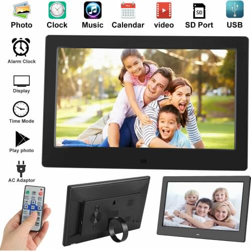 New 10 inch Lcd Widescreen Digital Photo Frame Electronic Picture Video Player Movie Album HD Dispaly Photo Frame Digital