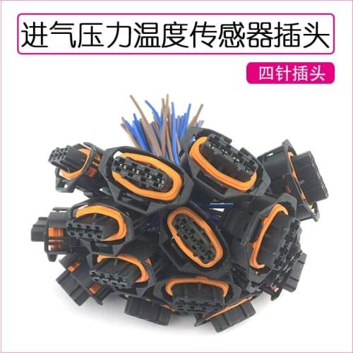For inlet pressure temperature sensor plug 0281002576 0281002953 Boshi four-pin plug 4-pin plug high-quality accessories