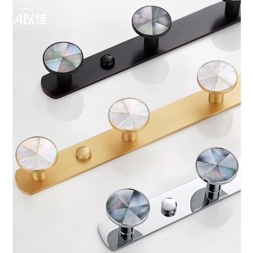 Luxury clothes hook row hook wall hanging coat hook door towel towel hook for toilet bathroom