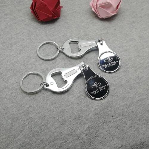 Nail clipper +beer opener 2 in 1 beauty tool 1pc personalized free with your logo text on the Nail Clipper Cutter make it unique