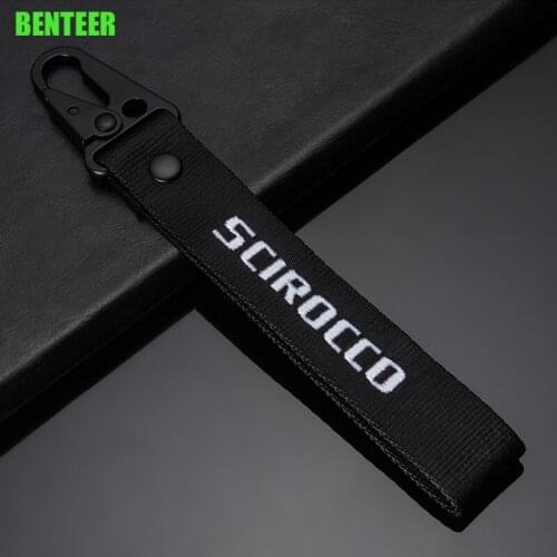 Lastest design Nylon car key ring car key rope for VW Volkswagen