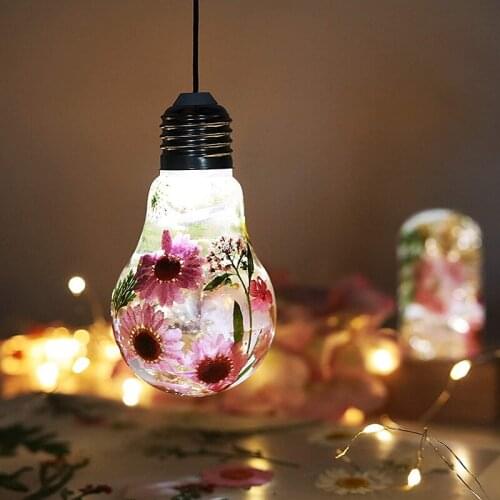 Bulb Resin New Mold Silicone Epoxy Crystal Mirror Light Bulb Lighting Home Decoration 3 Silicone Molds, 10 Hats, 4 LED Chips