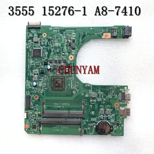 FOR DELL INSPIRON 15 3555 Laptop motherboard 15276-1 Y25DC A8-7410 Mainboard CN-0V5D6F V5D6F 100%tested