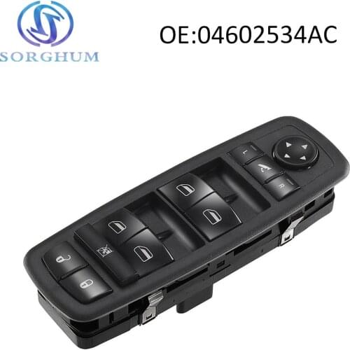 04602534AC Front Left Side Power Window Switch For Dodge Chrysler Caravan 2008 2009 68029021AC 04602534AG 04602534AD
