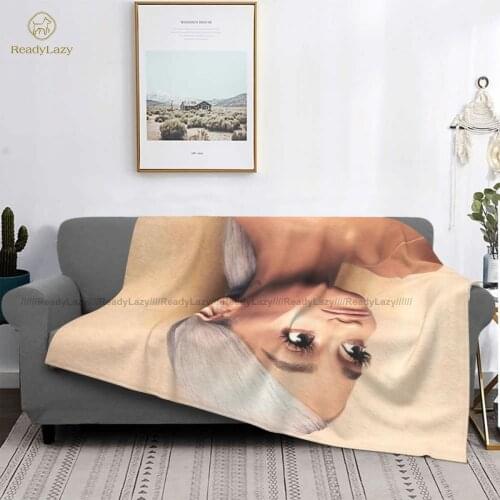 Sweetener Ariana Grande Blanket Soft Fashion Bedspread Fluffy Fleece Summer Blanket